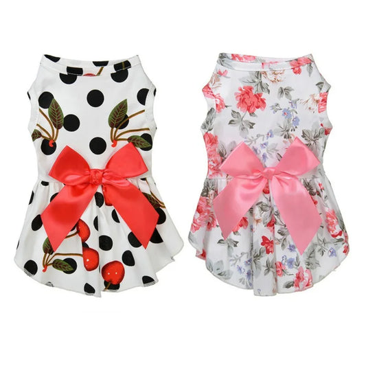 Sweet Flower Pet Dress