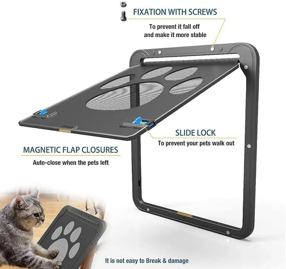 Self-Closing Flap Gate Pet Door