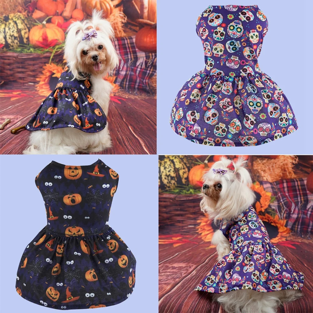 Puppy Dress Skirt Pumpkin