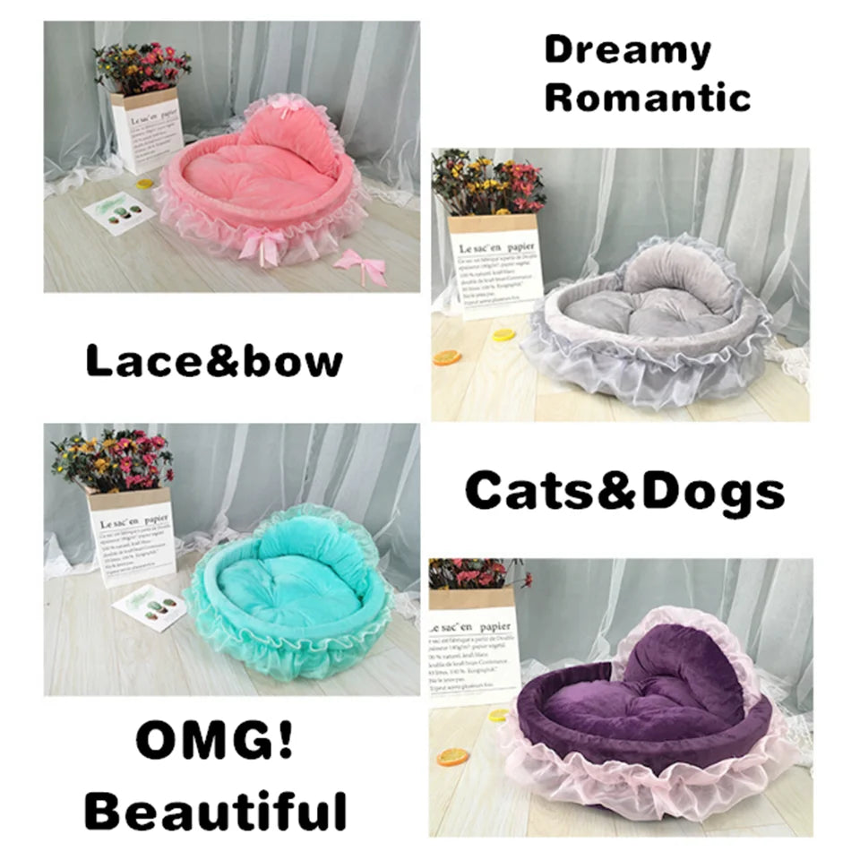 Princess Pet Bed Basket