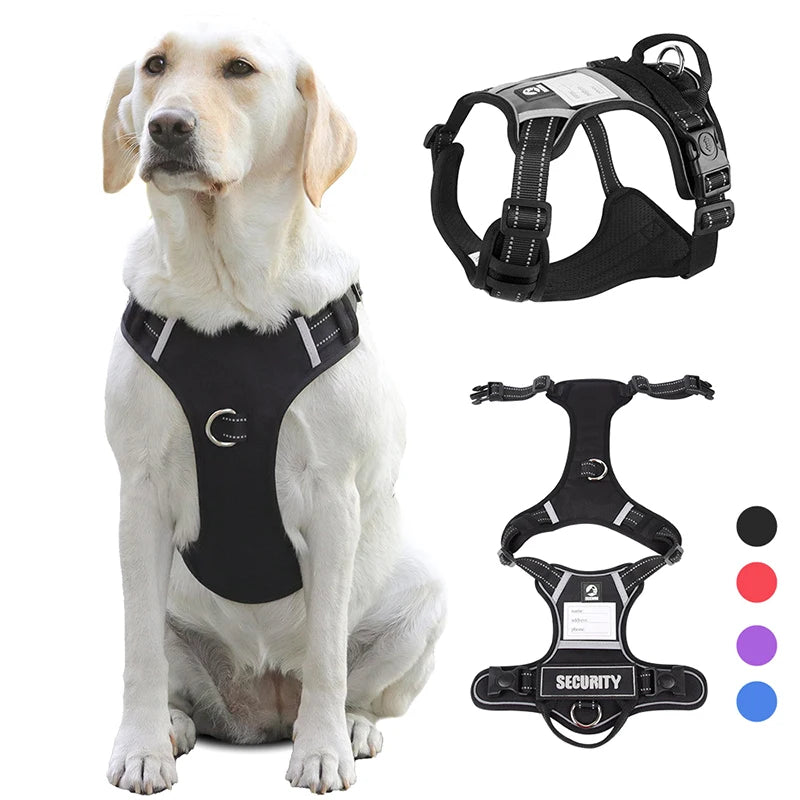 Large Dog Harness Anti-break