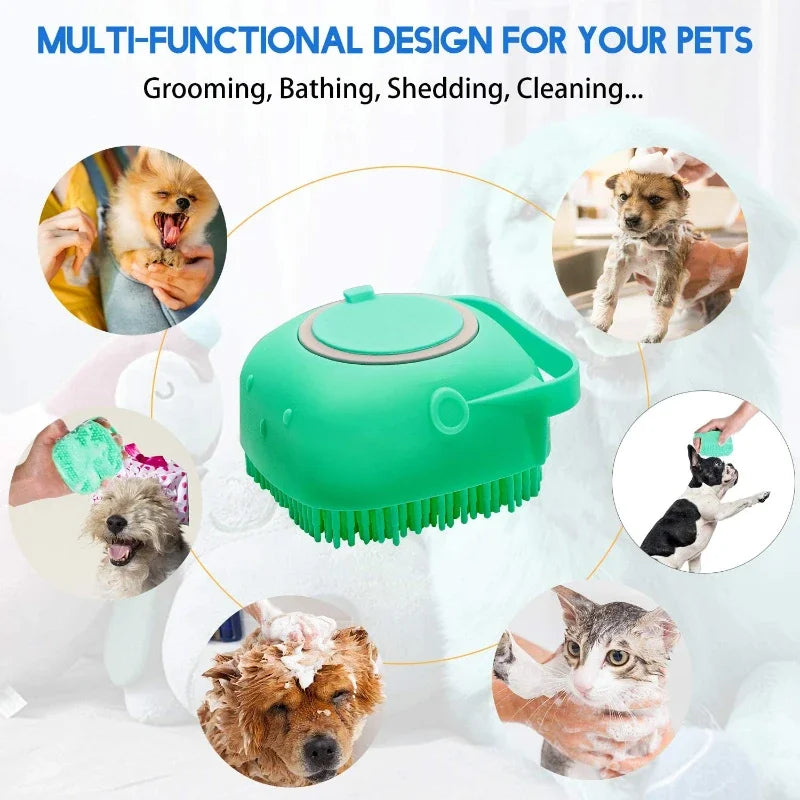 Pet Shampoo Brush