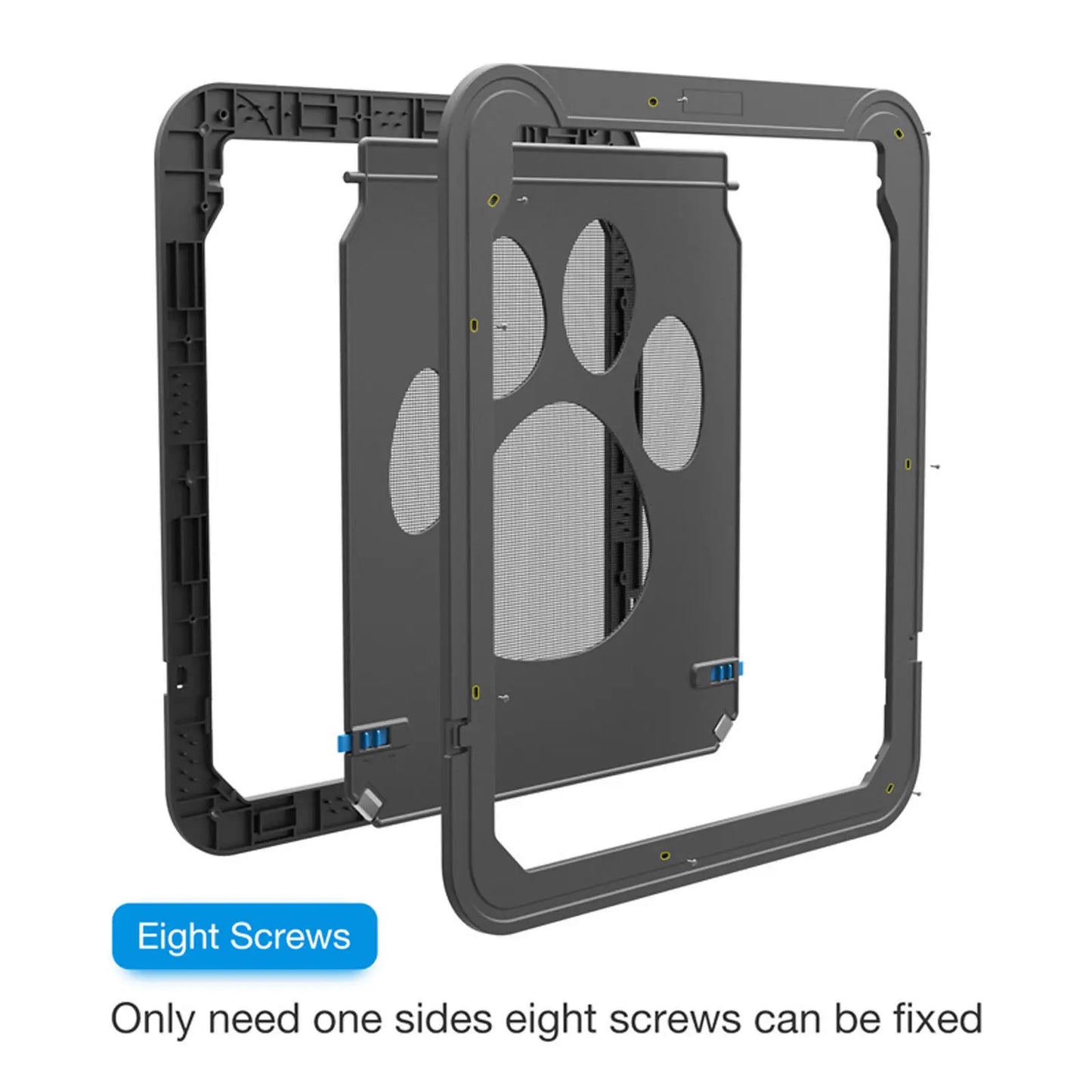 Self-Closing Flap Gate Pet Door