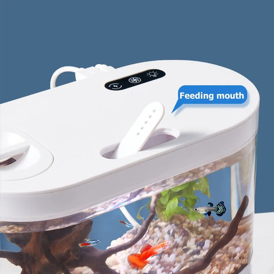 Desktop Creative Mini Aquarium Fish Tank